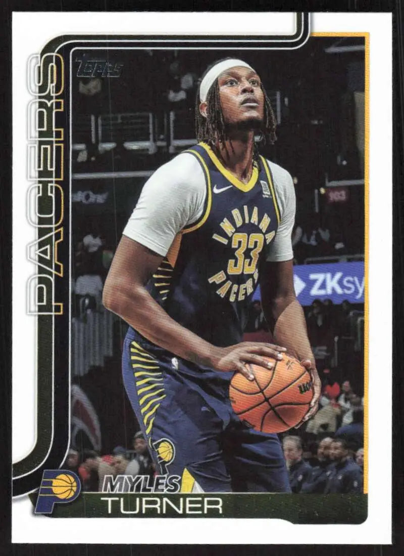2025-26 Topps #49 Myles Turner NM-MT Indiana Pacers Basketball Card - Basketball Card Single