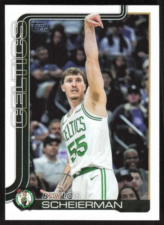 2025-26 Topps #5 Baylor Scheierman NM-MT Boston Celtics Basketball Card