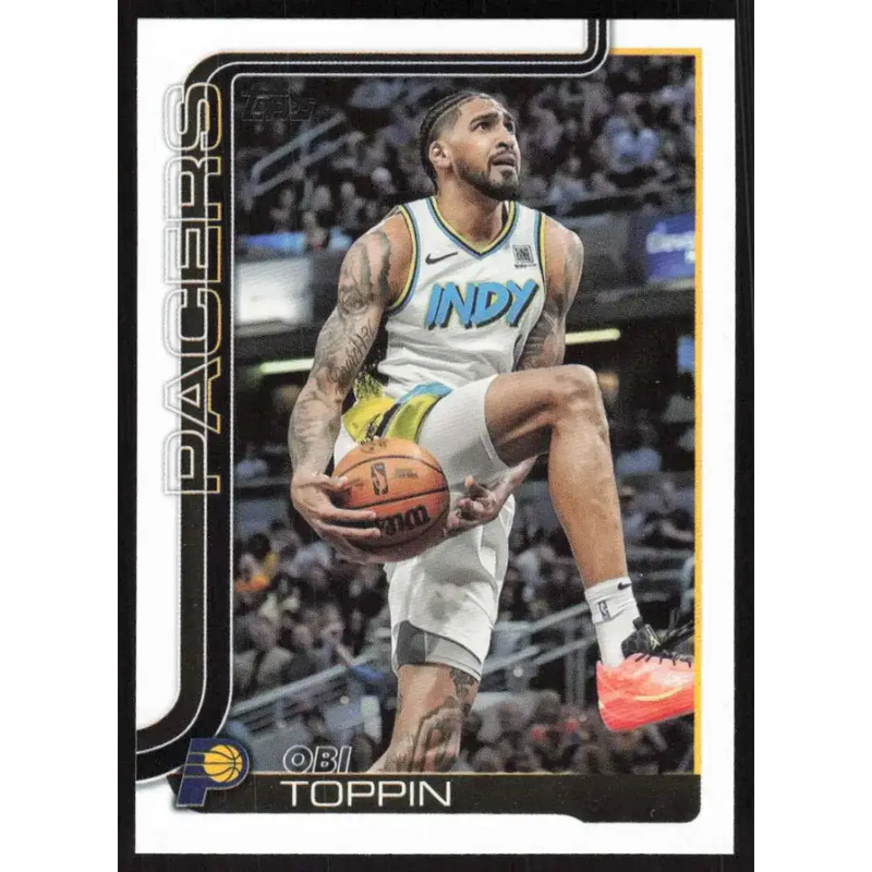 2025-26 Topps #51 Obi Toppin NM-MT Indiana Pacers Basketball Card - Basketball Card Single
