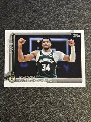 2025-26 Topps #54 Giannis Antetokounmpo - Basketball Card Single