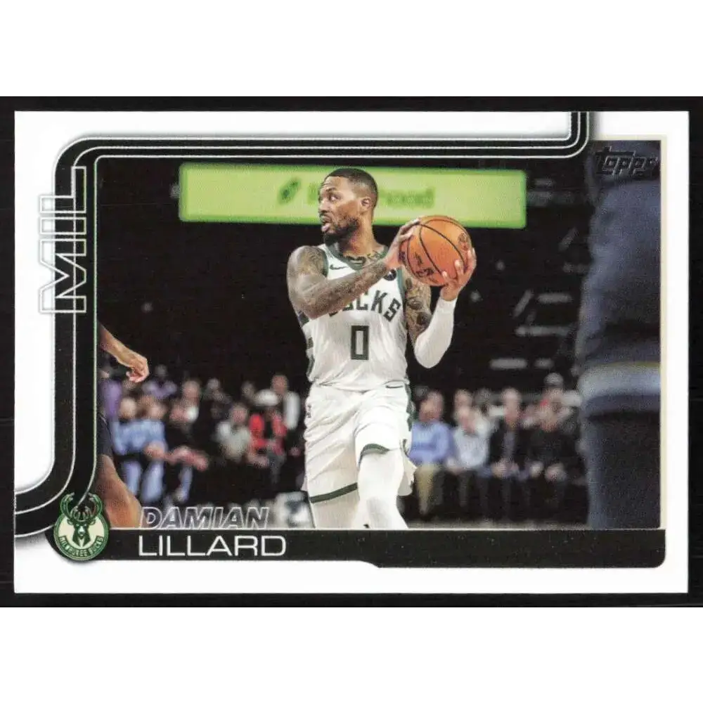 2025-26 Topps #55 Damian Lillard NM-MT Milwaukee Bucks Basketball Card