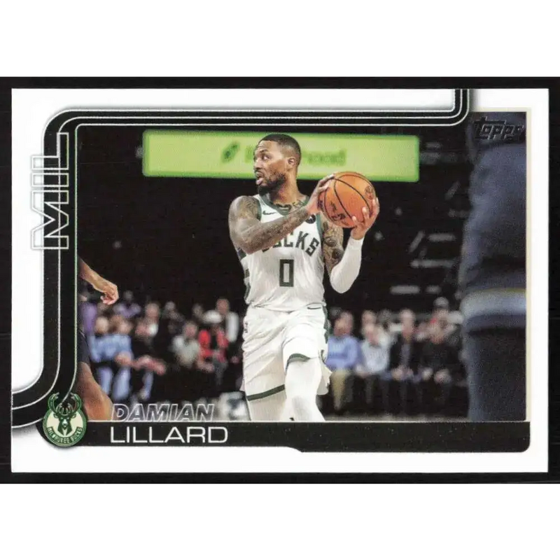 2025-26 Topps #55 Damian Lillard NM-MT Milwaukee Bucks Basketball Card