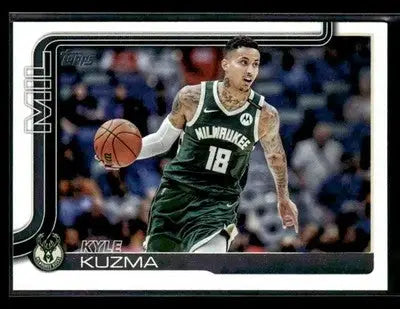 2025-26 Topps #56 Kyle Kuzma Base Milwaukee Bucks - Basketball Card Single