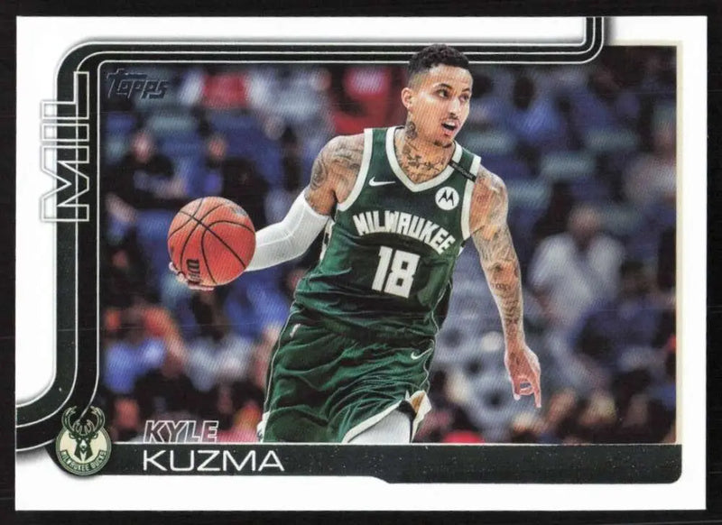 2025-26 Topps #56 Kyle Kuzma NM-MT Milwaukee Bucks Basketball Card - Basketball Card Single