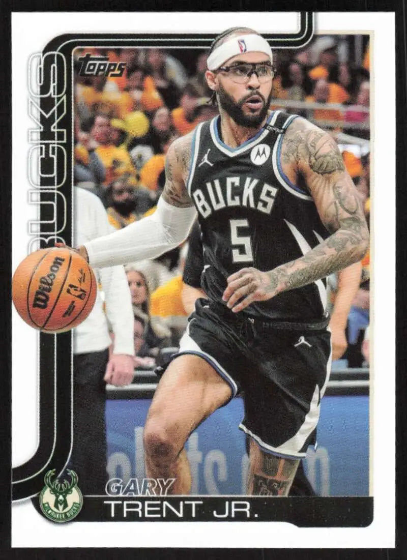 2025-26 Topps #59 Gary Trent Jr. NM-MT Milwaukee Bucks Basketball Card - Basketball Card Single