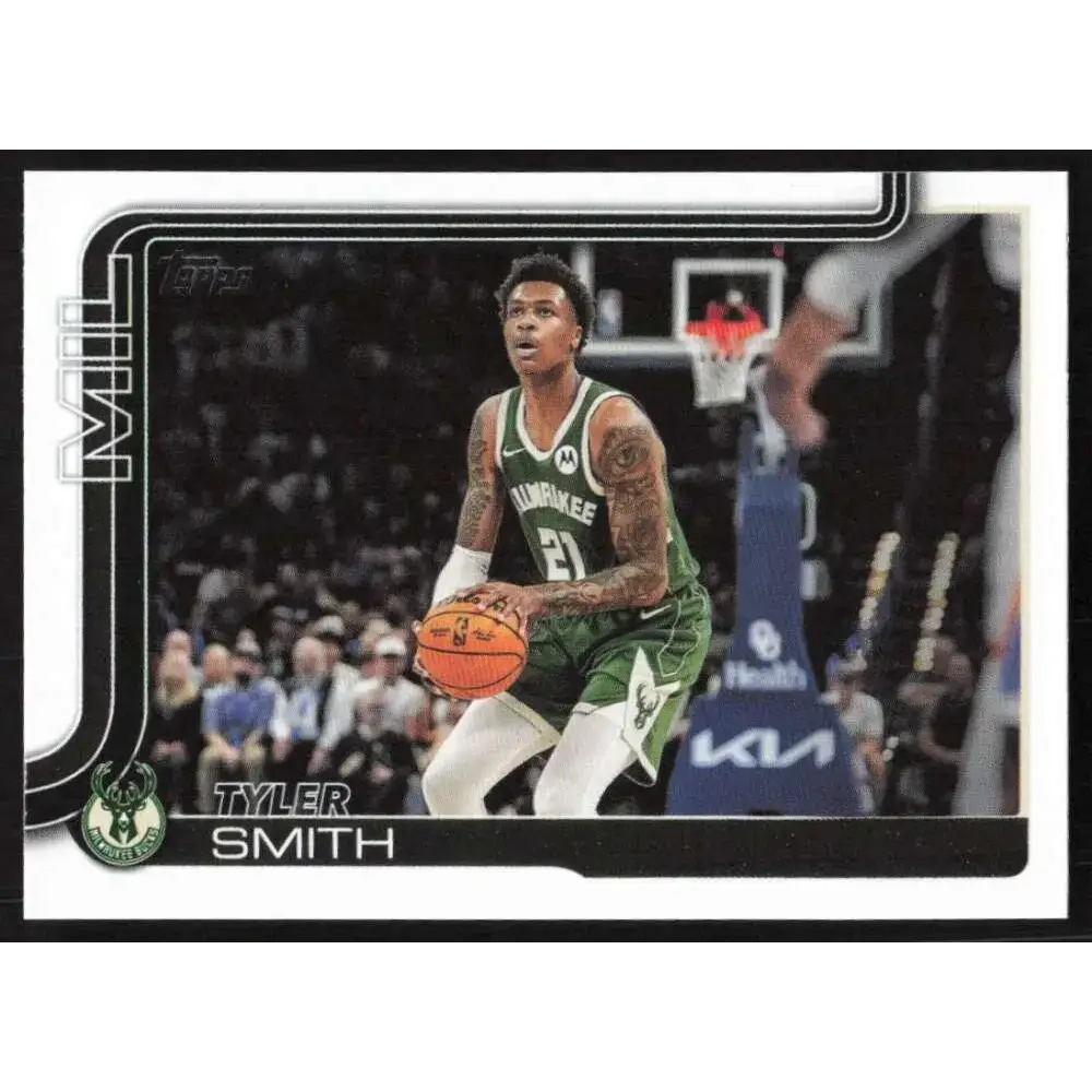 2025-26 Topps #60 Tyler Smith NM-MT Milwaukee Bucks Basketball Card - Basketball Card Single