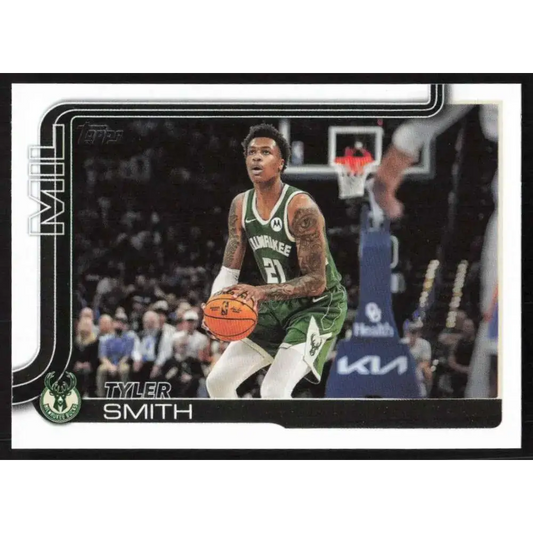 2025-26 Topps #60 Tyler Smith NM-MT Milwaukee Bucks Basketball Card