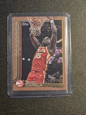 2025-26 Topps #63 Clint Capela Gold #/2025 - Basketball Card Single
