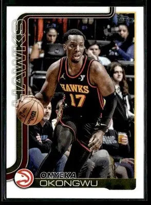 2025-26 Topps #66 Onyeka Okongwu Base Atlanta Hawks - Basketball Card Single