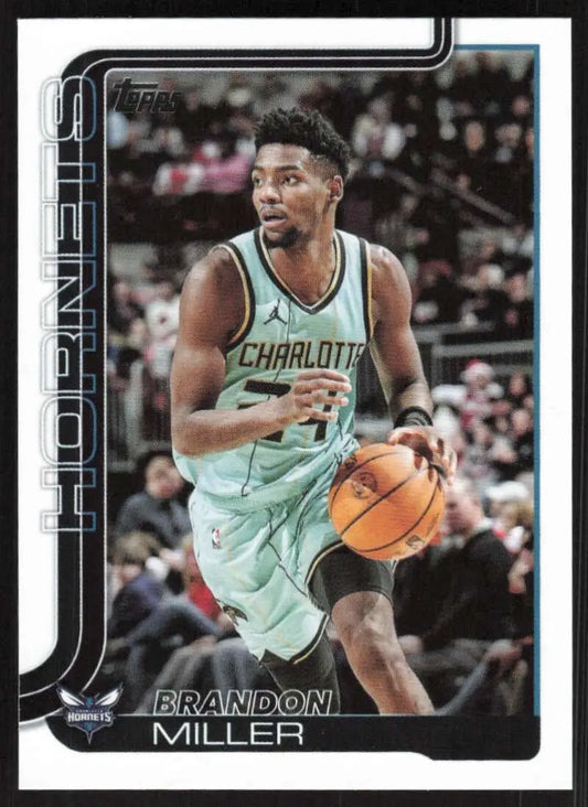 2025-26 Topps #68 Brandon Miller NM-MT Charlotte Hornets Basketball Card - Basketball Card Single