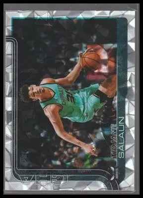 2025-26 Topps #71 Tidjane Salaün Diamante Hornets