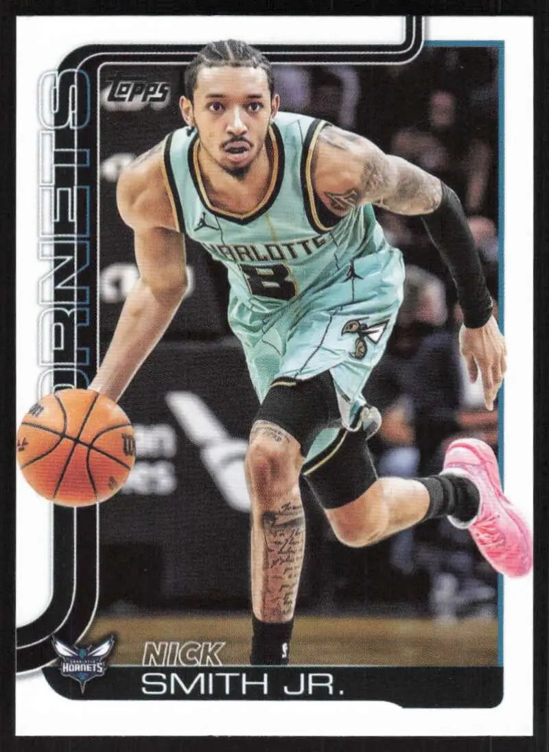 2025-26 Topps #72 Nick Smith Jr. NM-MT Charlotte Hornets Basketball Card - Basketball Card Single