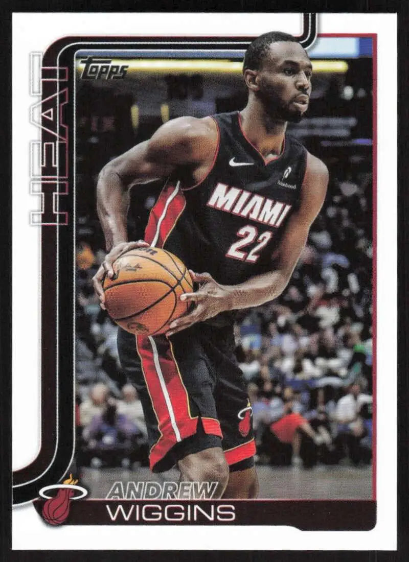 2025-26 Topps #77 Andrew Wiggins NM-MT Miami Heat Basketball Card - Basketball Card Single