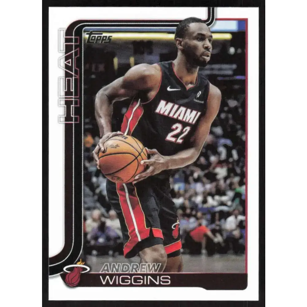 2025-26 Topps #77 Andrew Wiggins NM-MT Miami Heat Basketball Card - Basketball Card Single