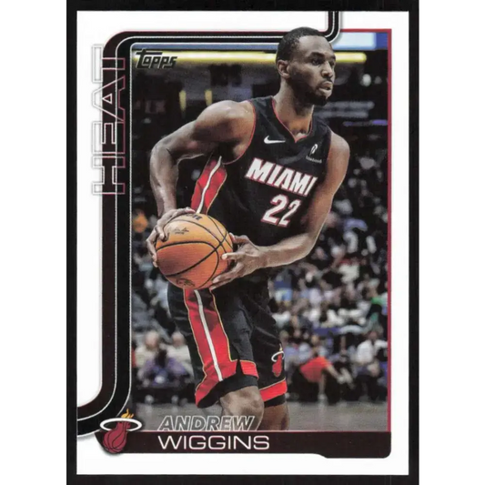 2025-26 Topps #77 Andrew Wiggins NM-MT Miami Heat Basketball Card