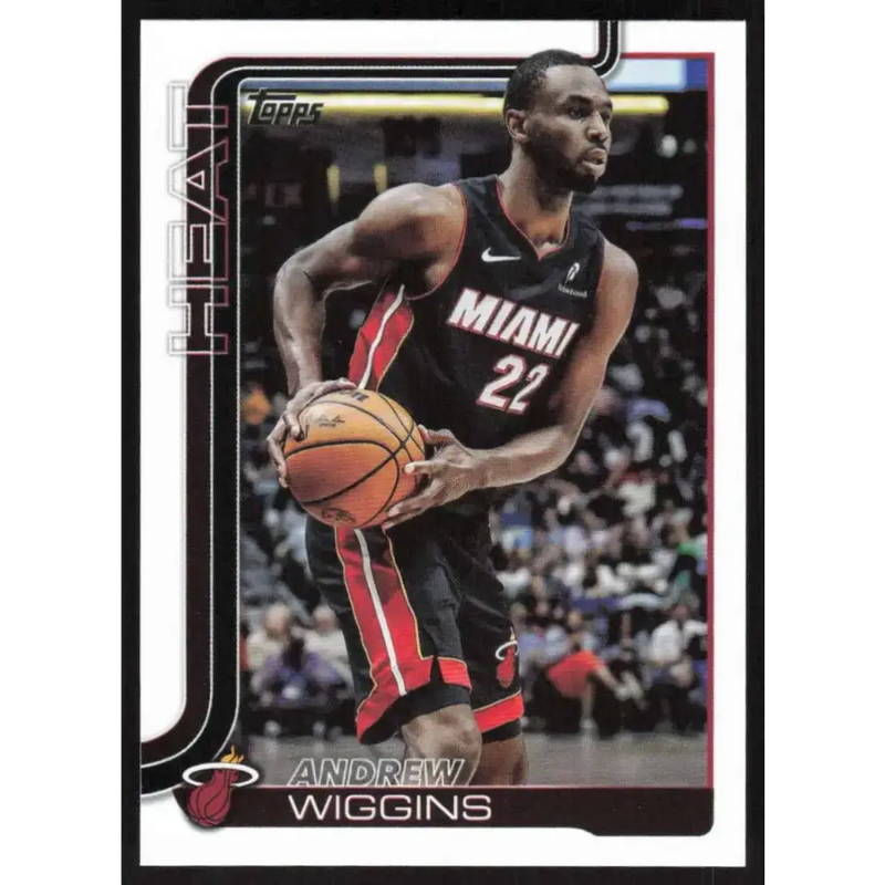 2025-26 Topps #77 Andrew Wiggins NM-MT Miami Heat Basketball Card - Basketball Card Single