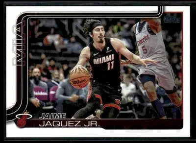 2025-26 Topps #78 Jaime Jaquez Jr. Base Miami Heat - Basketball Card Single