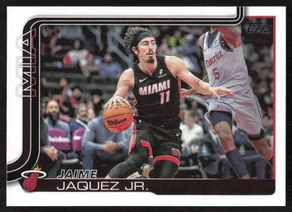2025-26 Topps #78 Jaime Jaquez Jr. NM-MT Miami Heat Basketball Card - Basketball Card Single