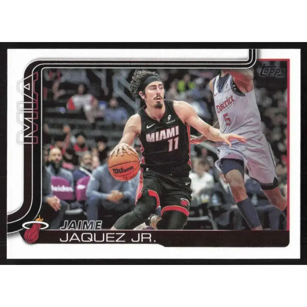 2025-26 Topps #78 Jaime Jaquez Jr. NM-MT Miami Heat Basketball Card - Basketball Card Single