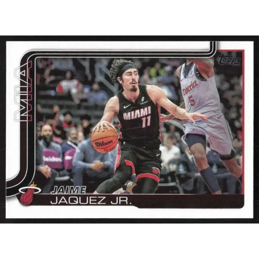 2025-26 Topps #78 Jaime Jaquez Jr. NM-MT Miami Heat Basketball Card