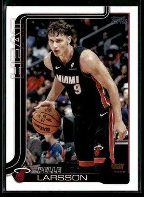 2025-26 Topps #79 Pelle Larsson Base Miami Heat