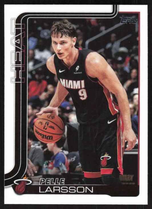 2025-26 Topps #79 Pelle Larsson NM-MT Miami Heat Basketball Card - Basketball Card Single