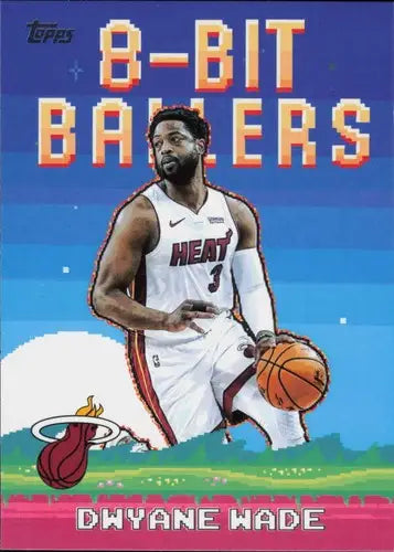 2025-26 Topps 8-Bit Ballers #8B-23 Dwyane Wade NM-MT Heat ID:80780 - Basketball Card Single