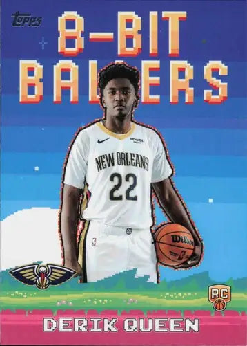 2025-26 Topps 8-Bit Ballers #8B-39 Derik Queen NM-MT RC Rookie Pelicans ID:80781 - Basketball Card Single