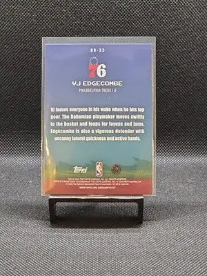 2025-26 Topps - 8-Bit Ballers VJ Edgecombe #8B-33 (RC) - Basketball Card Single