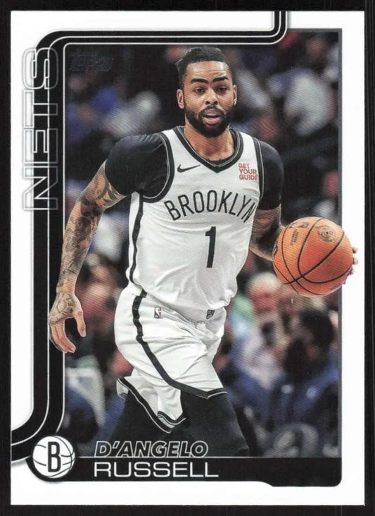 2025-26 Topps #8 D’Angelo Russell NM-MT Brooklyn Nets Basketball Card - Basketball Card Single