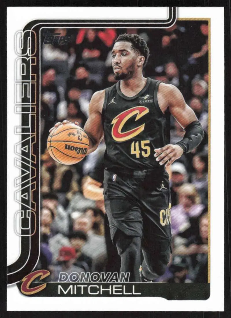 2025-26 Topps #80 Donovan Mitchell NM-MT Cleveland Cavaliers Basketball Card - Basketball Card Single