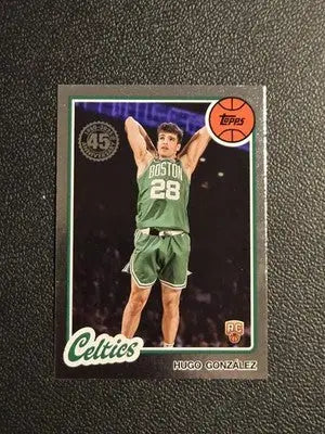 2025-26 Topps #80BK-100 Hugo González 1980-81 Topps Basketball - Basketball Card Single