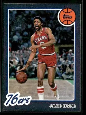 2025-26 Topps #80BK-2 Julius Erving 1980-81 Topps Basketball Philadelphia 76ers - Basketball Card Single