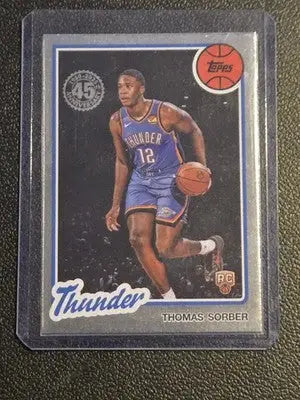 2025-26 Topps #80BK-61 Thomas Sorber 1980-81 Topps Basketball - Basketball Card Single