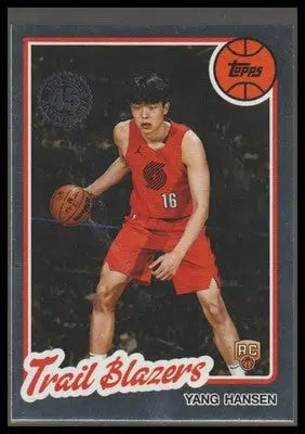 2025-26 Topps #80BK-62 Yang Hansen 1980-81 Topps Basketball