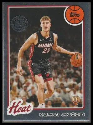 2025-26 Topps #80BK-66 Kasparas Jakučionis 1980-81 Topps Basketball