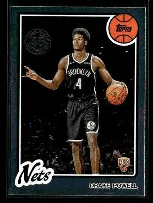 2025-26 Topps #80BK-68 Drake Powell 1980-81 Topps Basketball - Basketball Card Single