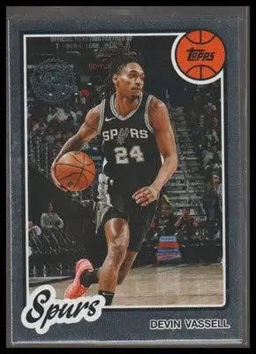 2025-26 Topps #80BK-7 Devin Vassell 1980-81 Topps Basketball