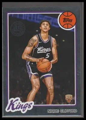 2025-26 Topps #80BK-70 Nique Clifford 1980-81 Topps Basketball