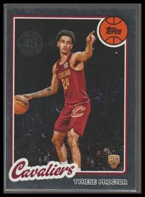 2025-26 Topps #80BK-92 Tyrese Proctor 1980-81 Topps Basketball