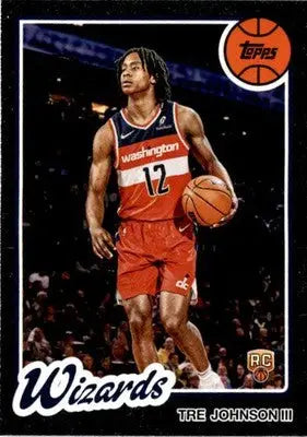 2025-26 Topps #80BK-97 Tre Johnson III 1980-81 Topps Basketball - Basketball Card Single