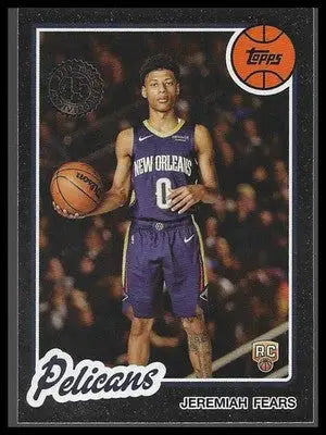 2025-26 Topps #80BK-98 Jeremiah Fears 1980-81 Topps Basketball