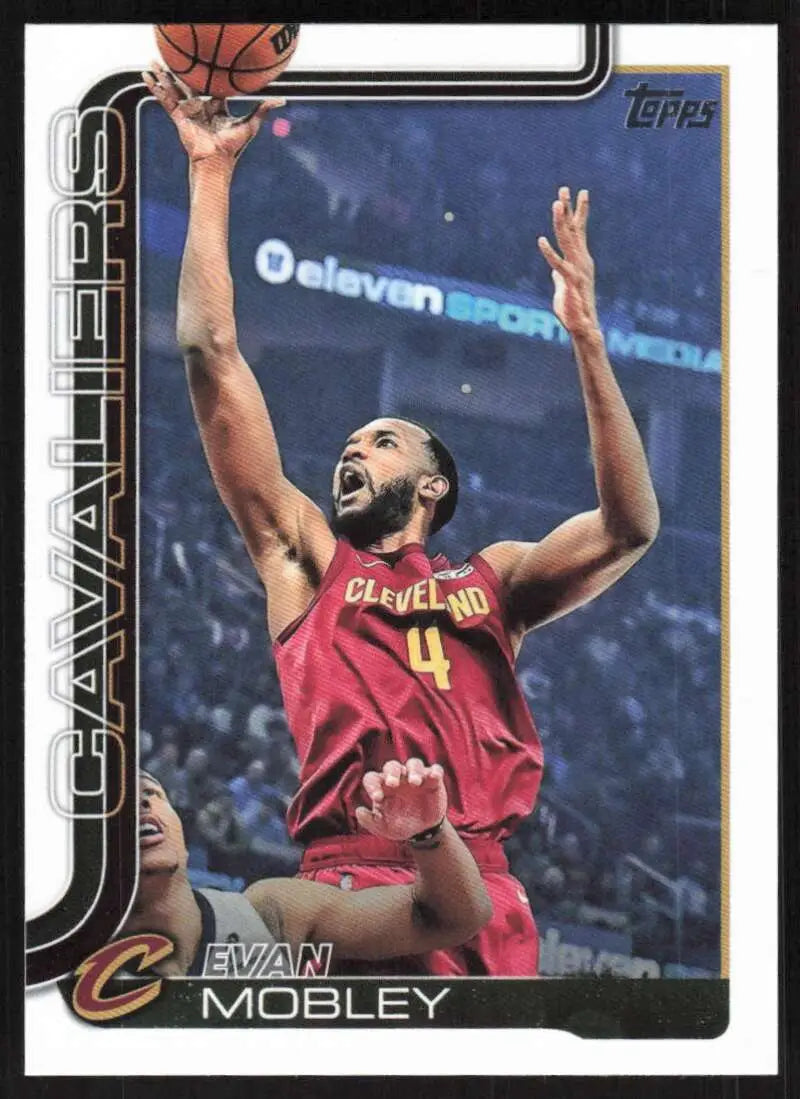 2025-26 Topps #82 Evan Mobley NM-MT Cleveland Cavaliers Basketball Card - Basketball Card Single