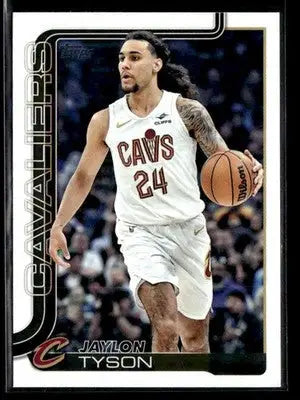 2025-26 Topps #86 Jaylon Tyson Base Cleveland Cavaliers - Basketball Card Single