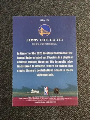 2025-26 Topps #8B-13 Jimmy Butler III 8-Bit Ballers - Basketball Card Single