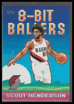 2025-26 Topps #8B-14 Scoot Henderson 8-Bit Ballers - Basketball Card Single