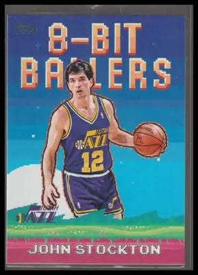 2025-26 Topps #8B-24 John Stockton 8-Bit Ballers