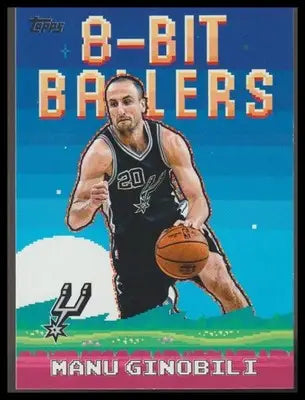 2025-26 Topps #8B-29 Manu Ginobili 8-Bit Ballers