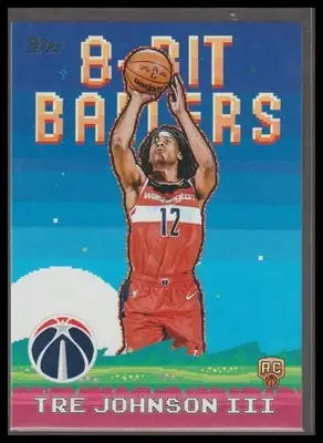 2025-26 Topps #8B-36 Tre Johnson III 8-Bit Ballers