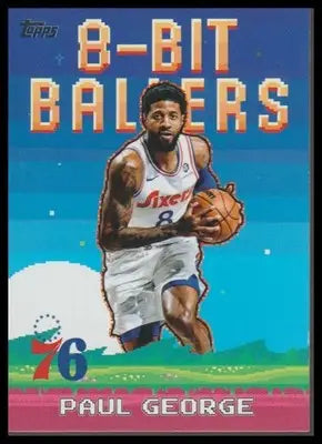 2025-26 Topps #8B-7 Paul George 8-Bit Ballers